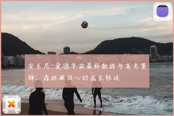 安东尼-爱德华兹最新数据与高光集锦:森林狼核心的成长轨迹